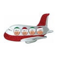 thumbnail image 4 of Personalized Family of 4 in Airplane Christmas Ornaments 2024 - Vacation Keepsake Home Decorations, 4 of 10