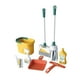 thumbnail image 3 of Juego de limpieza para niños, juguete de limpieza para el hogar, cepillo, plumero, barrido, juguete para niños cubo amarillo, 3 of 9