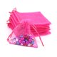 thumbnail image 1 of Lautechco 100 Bolsas De Organza – 7 X 9 Pulgadas, Bolsas De Regalo Con Cordón De Malla Rosa Para Navidad, 1 of 1