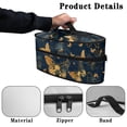 thumbnail image 5 of HELLHERO Butterflies Pattern Portable Travel Steamer Storage Case Polyester Handheld Lightweight Fits Travel, Case Only, 5 of 6