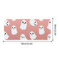 thumbnail image 3 of NSESSHome Halloween Ghost Mouse Pad Cartoon Spooky Spirit Extended Desk Mat Non-Slip Rubber Base Stitched Edge Large Black White Mousepad for Desk Gaming Laptop Desktop, 35.4x15.7 Inch, 3 of 5