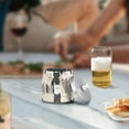 thumbnail image 5 of Yayeee Ashtray with Lid for Cigarette Smokeless Stainless Steel Home Ash Holder, Beige Cute Cats, 5 of 7