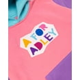 thumbnail image 3 of A FOR ADLEY Merch Super Soft Matching Color Block Fleece Set With Embroidered Logo on Top and Bottom (as1, alpha, m, regular), 3 of 7
