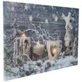 thumbnail image 6 of Northlight LED Lighted Winter Candles Christmas Canvas Wall Art - 15.75" x 23.75", 6 of 9