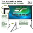 thumbnail image 5 of Yard Master Plus Portable Outdoor Folding-Frame Matte White Front Projector Screen, 120" diag., 16:9, Carrying Bag,OMS120H2PLUS, 5 of 6