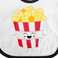 thumbnail image 4 of Inktastic Cute Kawaii Popcorn Boys or Girls Baby Bib, 4 of 4