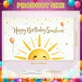 thumbnail image 2 of Golden Stars Banner Pink Hearts Sunshine Birthday Display Orange Balloons Smiling Sun Birthday Backdrop for Birthday Party Kids Party Photo Shoot, 2 of 9