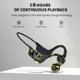 thumbnail image 5 of Audífonos de conducción ósea Pantalla digital Compatible con Bluetooth 5.3 EDR (gris oscuro) Likrtyny Para estrenar, 5 of 7