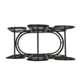 thumbnail image 5 of Wine Rack, Metal, Cactus Design, 13 Bottle Capacity, Matte Finish, No Assembly, 14.60”W x 7.90”D x 23.20”H, Tabletop Use, for Kitchen, Dining Room, Bar, Black, 5 of 9