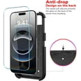 thumbnail image 7 of Diverbox Phone Case for iphone 16E 17E with Screen Protector, Heavy Duty Protection Shockproof DropProof Cover Compatible with MagSafe - Black, 7 of 7