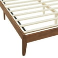 thumbnail image 6 of Modway Sirocco Adult King Modern Wood Rattan Platform Bed, Walnut, 6 of 10