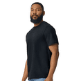 thumbnail image 3 of Gildan Softstyle Midweight T-Shirt for Men, Pure Heavy Cotton Casual Black Tee, 5 Pack, S, 3 of 5