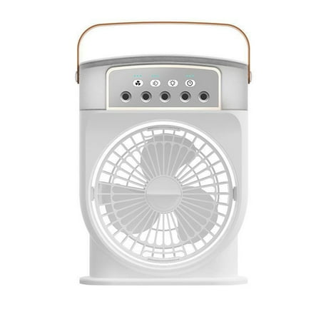 

Fan For Bedroom Ice Cube Fan Air Cooler Portable Air Conditioner Fan Portable Air Conditioner Fan For Desk Nightstand Coffee Table Fan