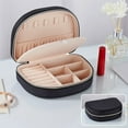 thumbnail image 1 of Small Jewelry Organizer Box 2 Layer Mini Jewelry Organizer for Necklace Earings Hair Ties, 1 of 2