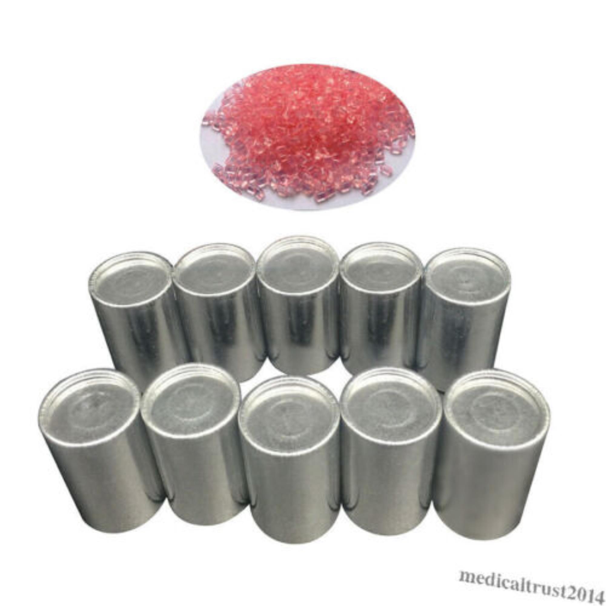 Flexible Acrylic  Prosthetic Material for Comfortable Dental Fit - Small Size Denshine 287C, 10 Cans/Bags, 11-15min Curing