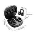 thumbnail image 3 of Oefntac Earphones True Wireless Bluetooth Earphones Ear Clip Sports Stereo Long Battery Rechargeable in Ear Digital Display Compact Case, 3 of 6