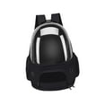 thumbnail image 3 of Mochila transportadora para gatos, cápsula espacial, estuche de burbujas Negro, 3 of 9