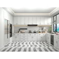 thumbnail image 5 of Miekor Furniture White Solid Wood Double Door Wall Cabinet 2 Doors and 2 Shelves for Kitchen Storage, Bathroom Storage, Laundry,Adjustable Shelves Ready to Assemble(27" W×12" D×30" H) MK0106, 5 of 6