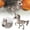 #8, variant on Posable Halloween Full Body Skeleton Decor with Movable Joints,Hanging Skeleton Ornaments for Home Party Spooky Scene Props