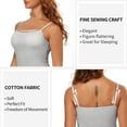 thumbnail image 4 of COMFREE Womens Camisoles Tops with Built in Padded Bra Basic Breathable Tank Top(S-3XL), 4 of 6