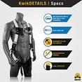 thumbnail image 3 of KwikSafety (Charlotte, NC) THUNDER 3D Ring Safety Harness (Pass Through Connectors) OSHA ANSI Industrial Full Body Fall Protection Personal Equipment Construction Carpenter Scaffold Contractor, 3 of 3
