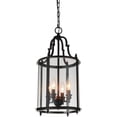 thumbnail image 1 of 4 Light Drum Shade Mini Pendant with Oil Rubbed Bronze finish, 1 of 2