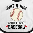 thumbnail image 4 of Inktastic Baseball Fan Quote Boys Sports Ball Boys Baby Bib, 4 of 4