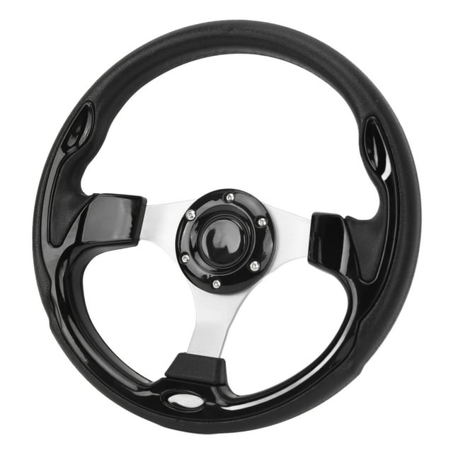 Steering Wheel, 13in 330mm Universal Reasonable Size Racing Steering Wheel Perfect Match Easy Clean Exquisite Appearance With Wrench For Vehicle