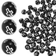 thumbnail image 4 of 500 Pcs Perles Motif Croix Bracelet Collier Acrylique Matériel de Bijouterie Perles DIY, 4 of 9