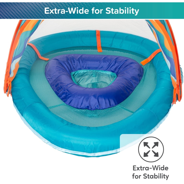 Aqua SwimSchool Grow-with-Me BabyBoat Pool Float for Infants 6-24