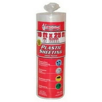 Berry Plastics 626196 6Mil Clear Polyethylene Consumer Sheeting- 10 x 25 ft