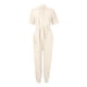 thumbnail image 4 of ICHUANYI Clearance Women Fashion Solid Color Casual Lapel Belt Short Sleeve Overalls(Beige, XL) ICHUANYI WER2023081202460, 4 of 4
