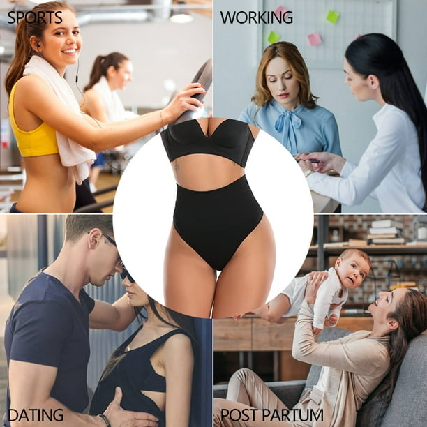 Womens High Waist Panties Compress Shaping Tummy Control