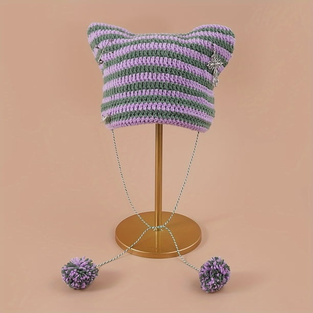 Adorable Cat Ear Beanie Hat - Perfect Gift for Her This Christmas, Valentine's Day & More!