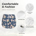 thumbnail image 4 of Bixox Women's Flower pattern 2 in 1 Running Shorts - Lightweight Athletic Workout Gym Yoga Shorts Liner with Pockets - Small, 4 of 7