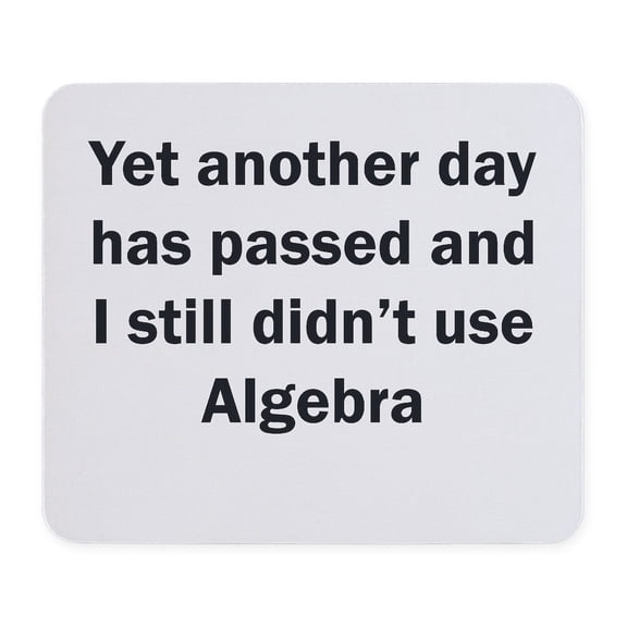 CafePress - Algebra Mousepad - Non-slip Rubber Mousepad, Gaming Mouse Pad