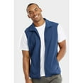 thumbnail image 3 of DailyWear Mens Full-Zip Plush Polar Fleece Vest Denim, 3 of 4