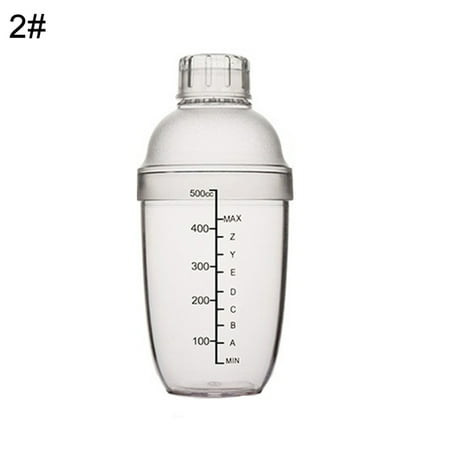 

VEAREAR Shaker Transparent Cocktail Shaker Wine Drink Juice Milk Tea Mixer Jigger Home Bar Tool