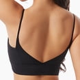 thumbnail image 6 of Ynynloco Sports Bras for Women - U-Neck Push Up Adjustable Thin Straps Padded Yoga Top Basic Wireless Camisole, 6 of 6
