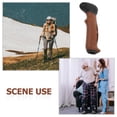 thumbnail image 3 of LIFKOME 1Pcs Poignée de Bâton de Randonnée Extérieur en Café pour Ski et Camping, 3 of 8