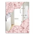 thumbnail image 2 of DESIGN ART Designart 'Capital Gold Sleek 12' Printed Glam Ultra Modern Mirror 27.5in.x39.5in., 2 of 5