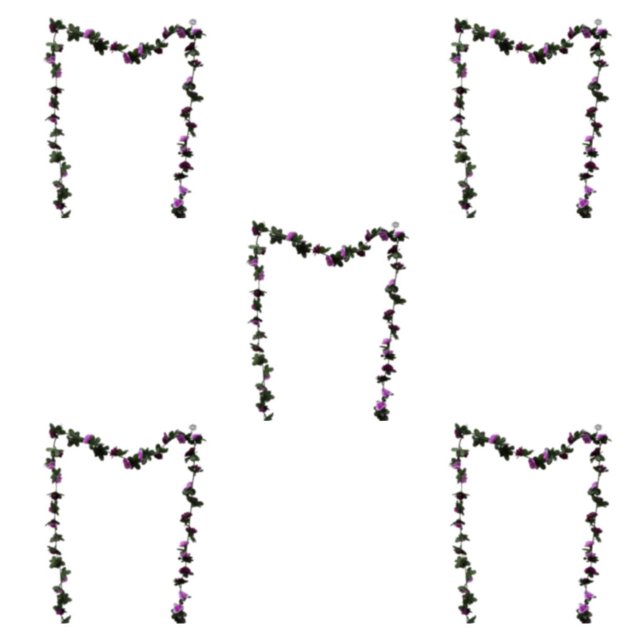 Maytalsory Romantic Atmosphere With Simulated Flower Vines For Restaurants Etc type+3 45 roses 5Set