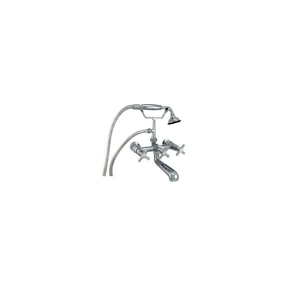 Barclay 7020-MC-ORB Contemporary Wall Mount TubFaucet w/ Hand Shower-ORB