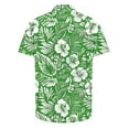 thumbnail image 5 of ZCFZJW Summer Men's Hawaiian Shirt Big and Tall Regular Fit Short Sleeve Floral Print Button Down Shirts Tropical Vacation Beach Shirts Tops Multicolor#06 XXXL, 5 of 5
