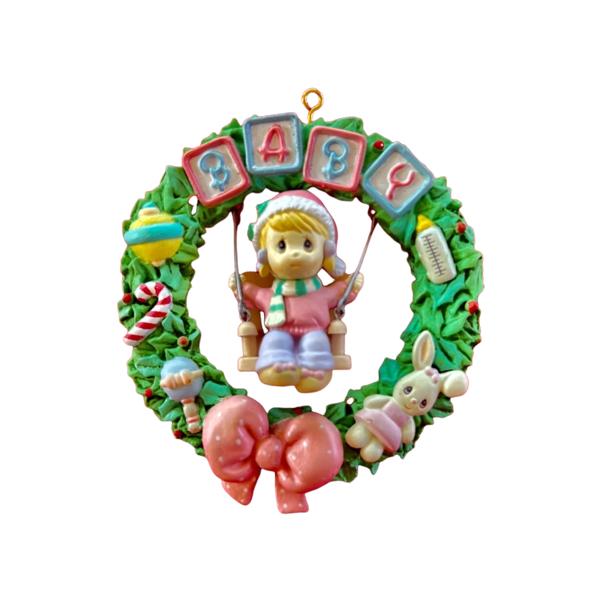 1993 Baby’s First Christmas Enesco Christmas Tree Ornament 586870