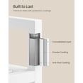 thumbnail image 4 of - Metal Storage Rack Shelving Unit with X Side Frames Dense Mesh . es for Entryway Kitchen Living Room Bathroom Industrial Style Ink UBSCB, 4 of 7