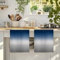 thumbnail image 4 of Navy Blue Gray Ombre Kitchen Towels Set of 4, Modern Gradient Abstract Art Soft Microfiber Dish Towels, Absorbent Quick-Dry Washable Dishcloths for Kitchen Cleaning, Drying Dishes, 18x28 Inches, 4 of 9