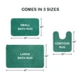 thumbnail image 4 of Mainstays Bath Rug, Basic Polyester, Green, 20" x 32", 4 of 7