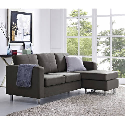 Dorel Living Small Spaces Configurable Sectional Sofa Multiple Colors Walmart Com Walmart Com