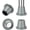 Gray, variant on SupreGear Heavy Duty Replacement Feet for Shower Chair, 1" Non-Slip Rubber Tips, Metal Reinforced, 4-Pack, Gray